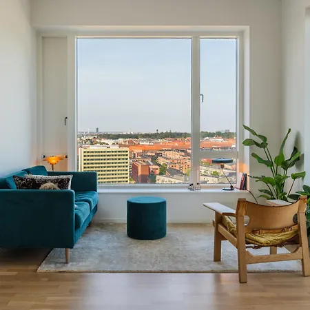 View From The 18th Floor Over Whole Of Copenhagen. * Kopenhagen