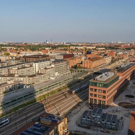 Apartment View From The 18th Floor Over Whole Of Copenhagen.