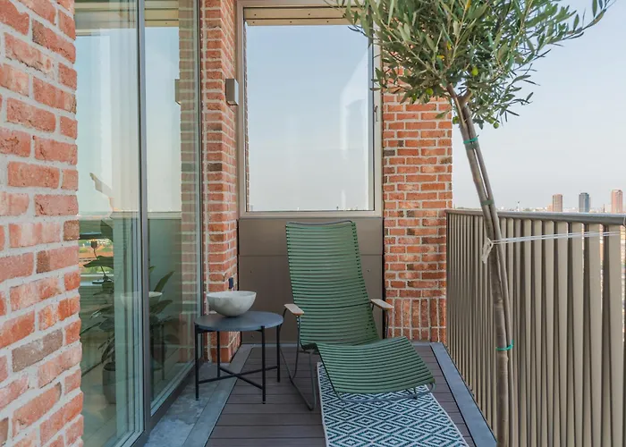 View From The 18th Floor Over Whole Of Copenhagen. Lejlighed København