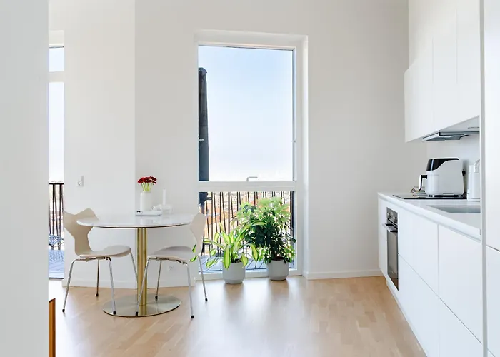 View From The 18th Floor Over Whole Of Copenhagen. Lejlighed